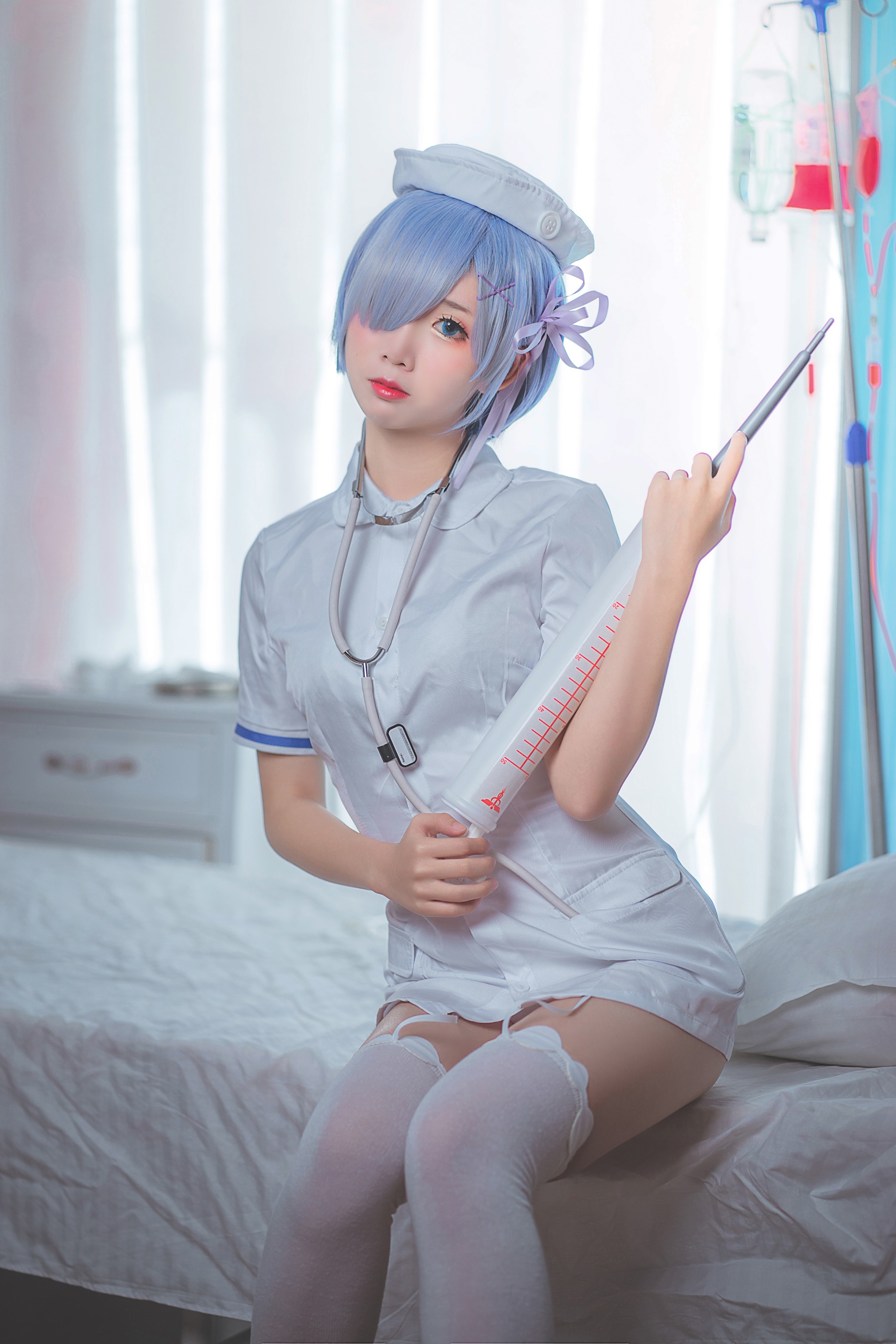 图片[1]-面饼仙儿 – NO.019 Coser面饼仙儿 蕾姆 [18P]-XikXak